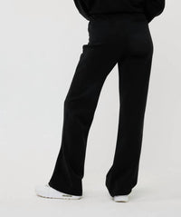 ESQUALO Pull On Modal Pant in black - women's pants - detail view