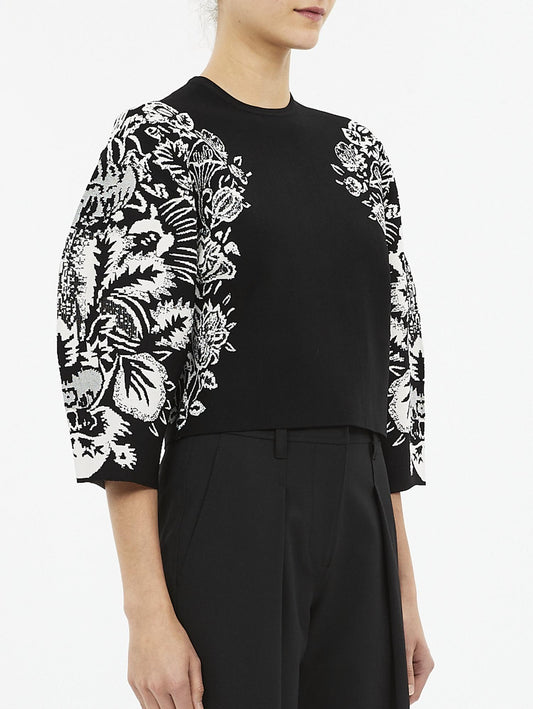 Ulla Johnson - Alara 3/4 Sleeve Jacquard Pullover