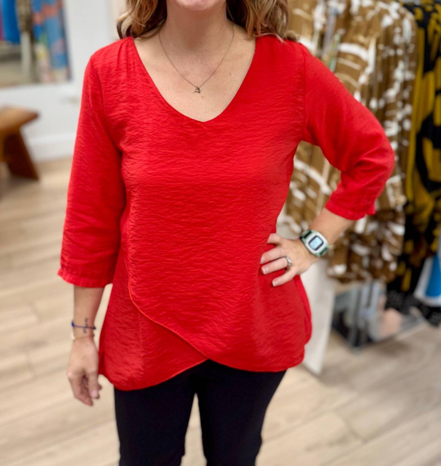 Cut Loose - Layered V Neck Top