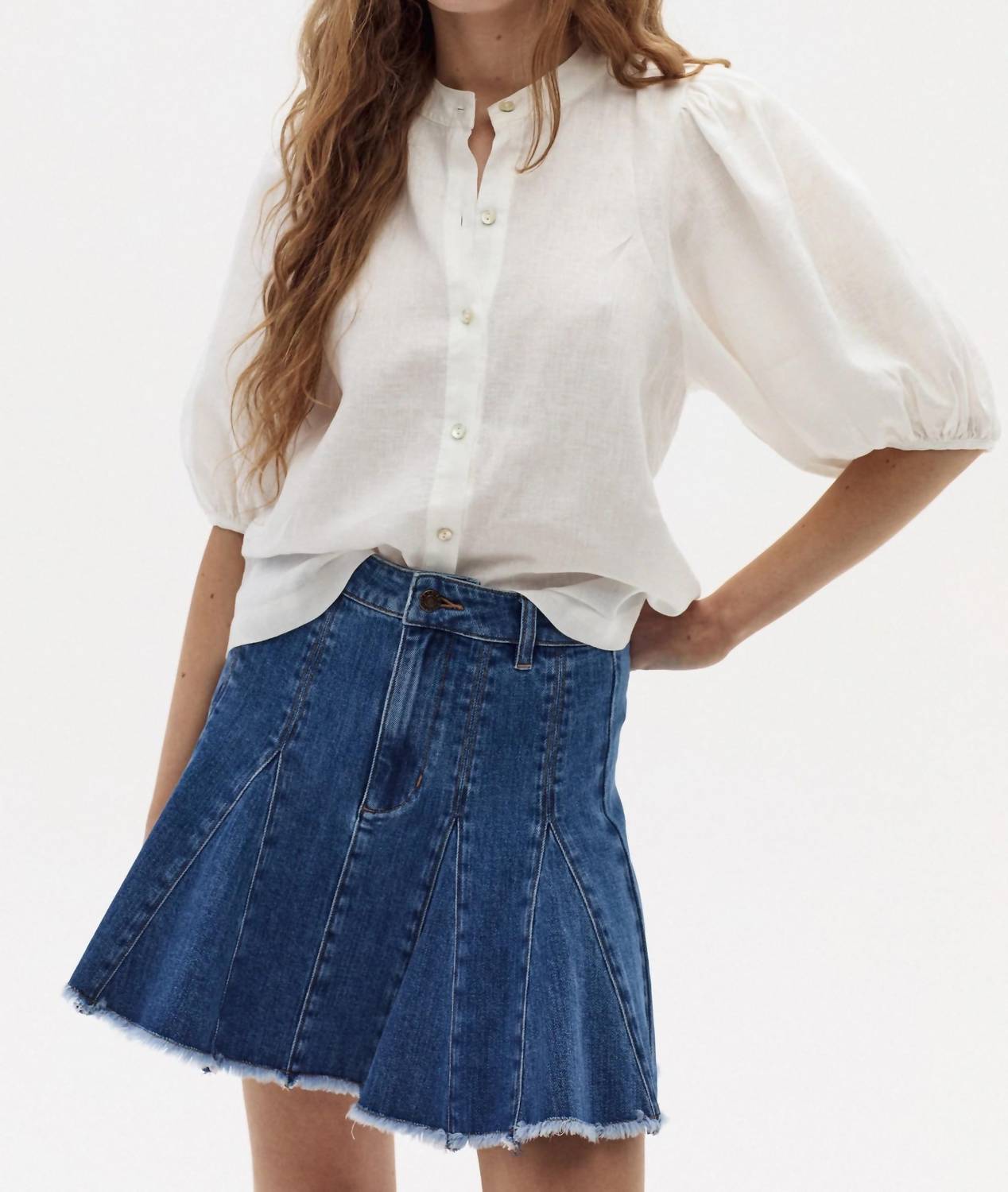 Lanhtropy - Azalea Denim Skirt