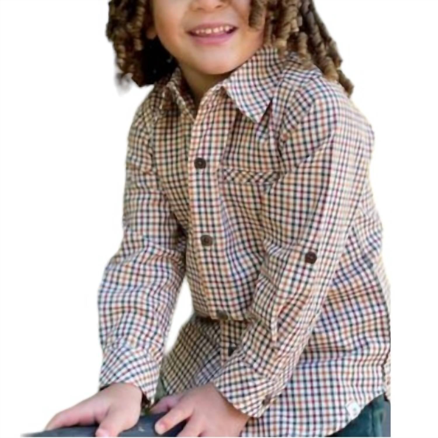 Me & Henry - Boy's Atwood Long Sleeve Shirt