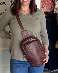Latico - Women's Austin Handcrafted Leather Sling Bags