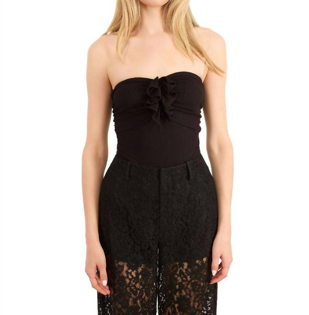 Cami Nyc - Livvy Strapless Rib Knit Bodysuit