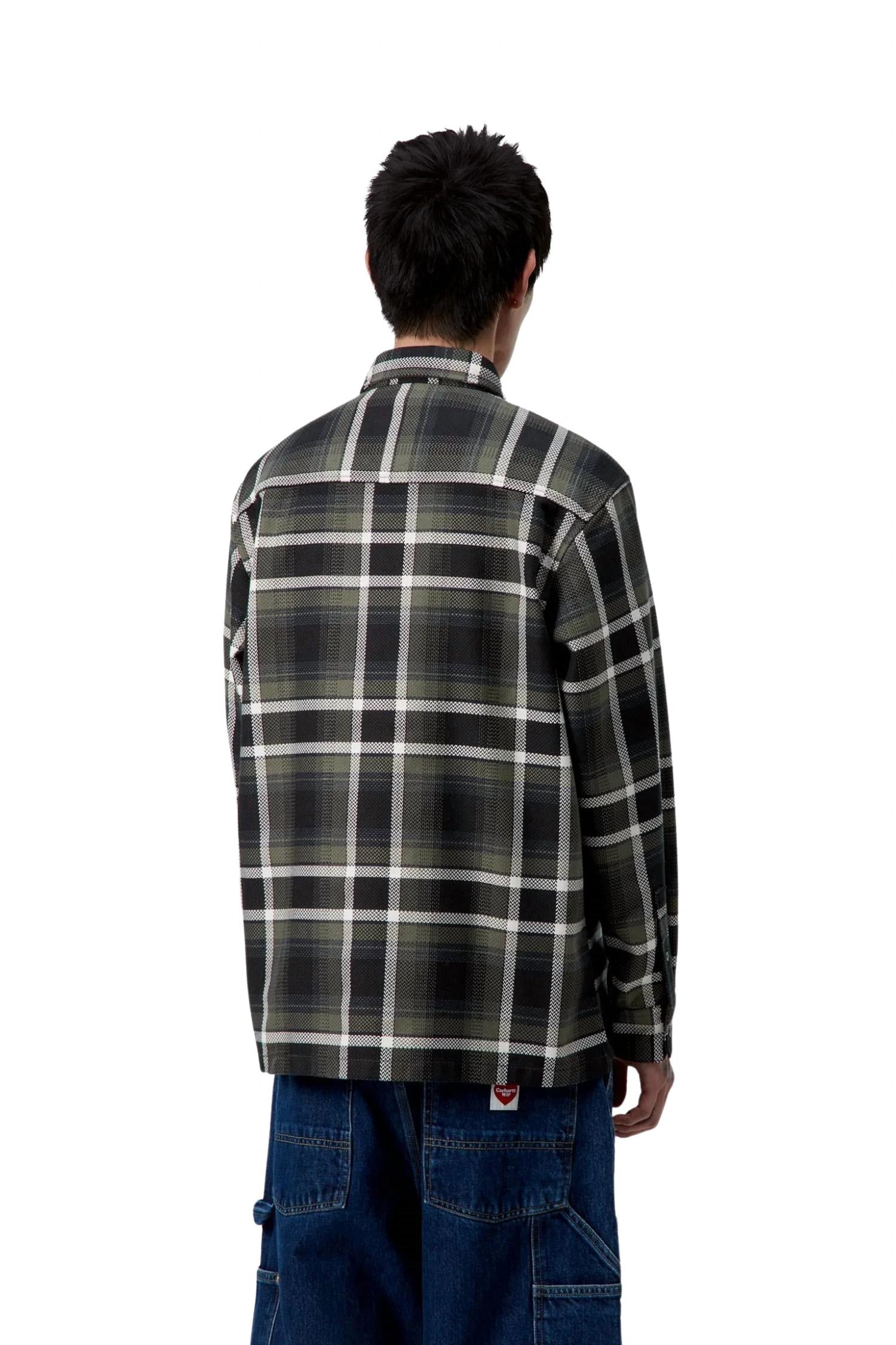 Carhartt WIP Vaughn Button Down Shirt in opuntia - men's long sleeve top - detail view