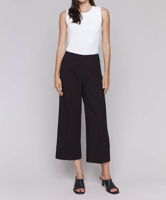 Charlie B - Side Zipper And Wide Leg Pants