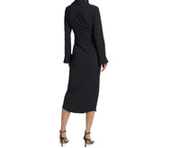 Mckenna Long Sleeves Collared Midi Dress
