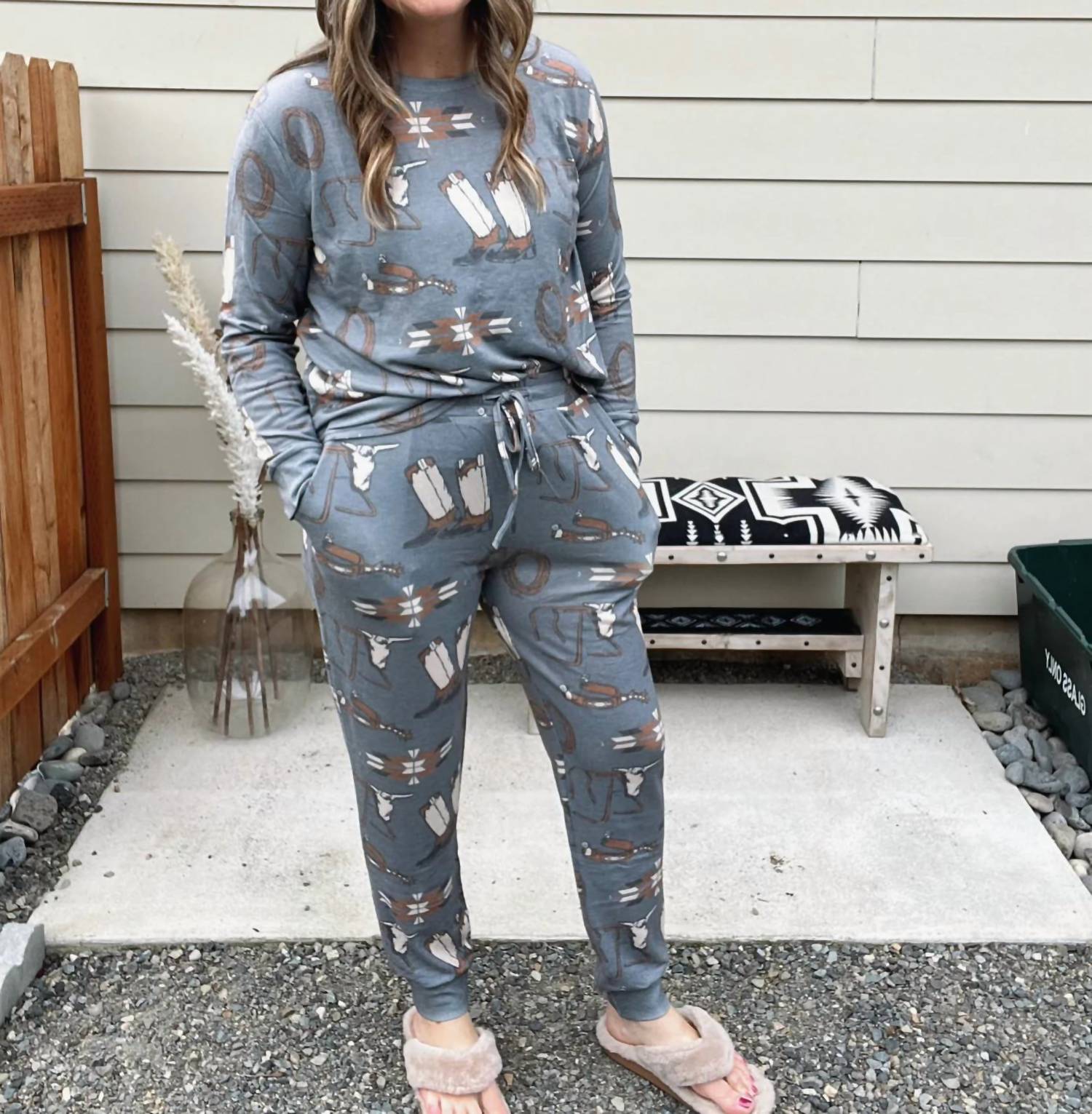 2Flyco - Pj Lariat Long Sleeve Top