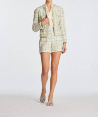Weill Pastel Tweed Jacket in green - women's jacket