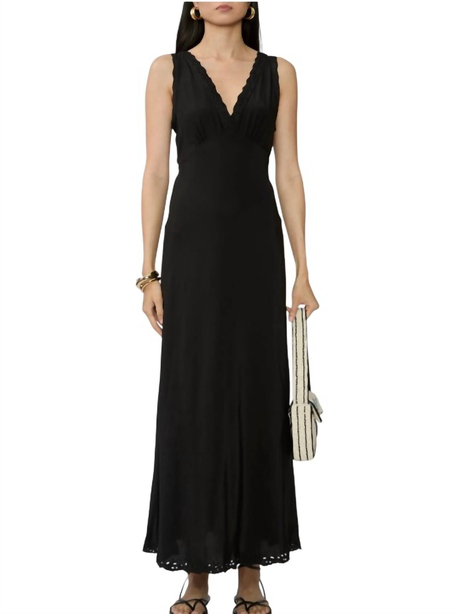 Ciao Lucia - Terese V-neck Silk Dress