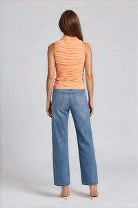 Fore - Tammi Ruched Mesh Tank Top