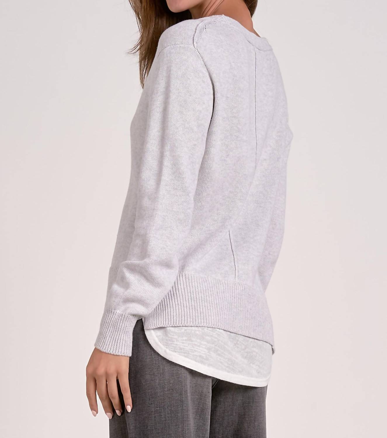 Elan - Layered V-neck Sweater