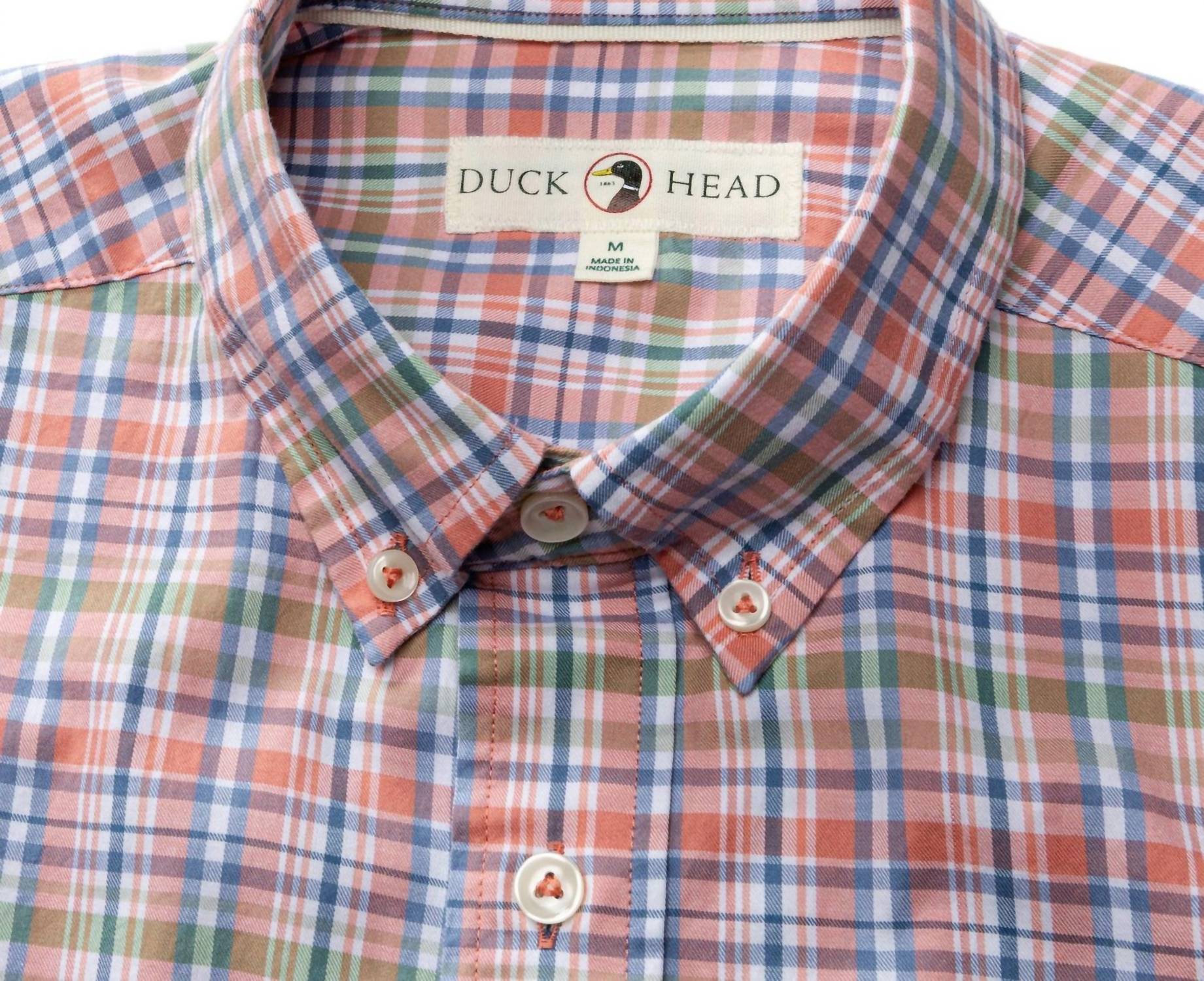 Duck Head - Long Sleeve Cotton Twill Sport Shirt