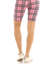Love It - Plaid Biker Babe Shorts