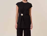 Able - Ruched Sleeveless Top