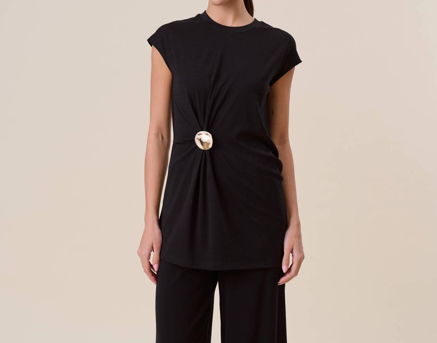 Able - Ruched Sleeveless Top