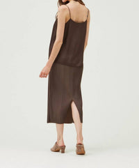 GRADE & GATHER Essential Satin Cami in espresso - women's shirt - view 4