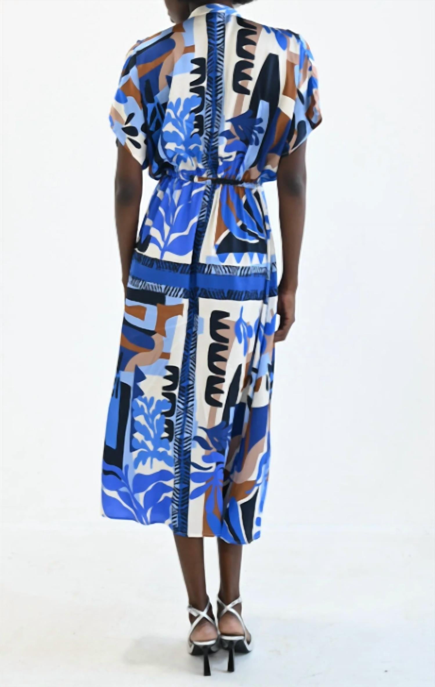 Never A Wallflower - Long Shirt Dress