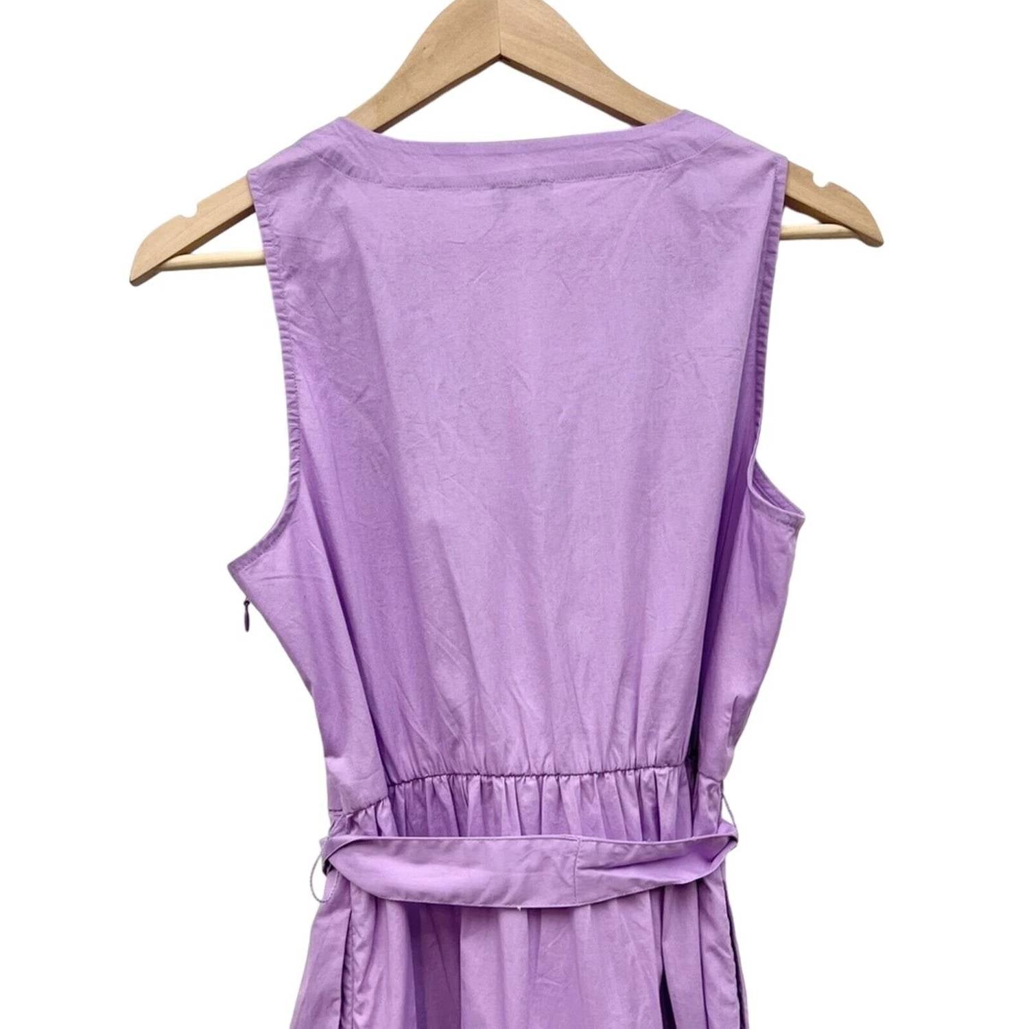 J.Crew - Faux-wrap Sleeveless Mini Dress