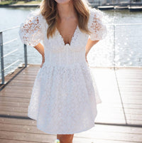Buddylove - Bonnie Puff Sleeve Mini Dress