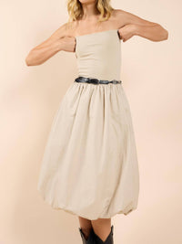 Sadie & Sage - Happier Now Strapless Tube Bubble Dress