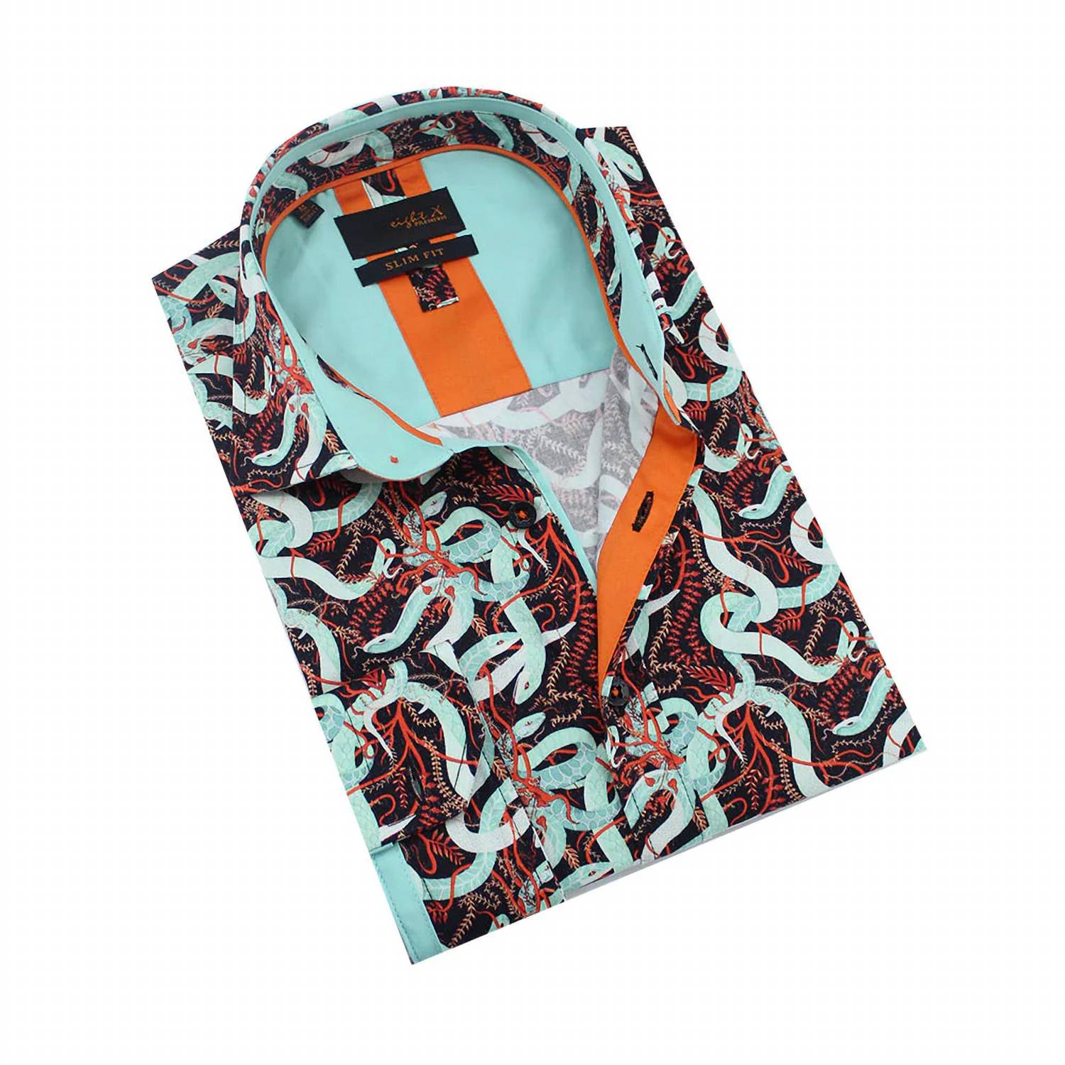 Eight X - Serpent Button Down Shirt
