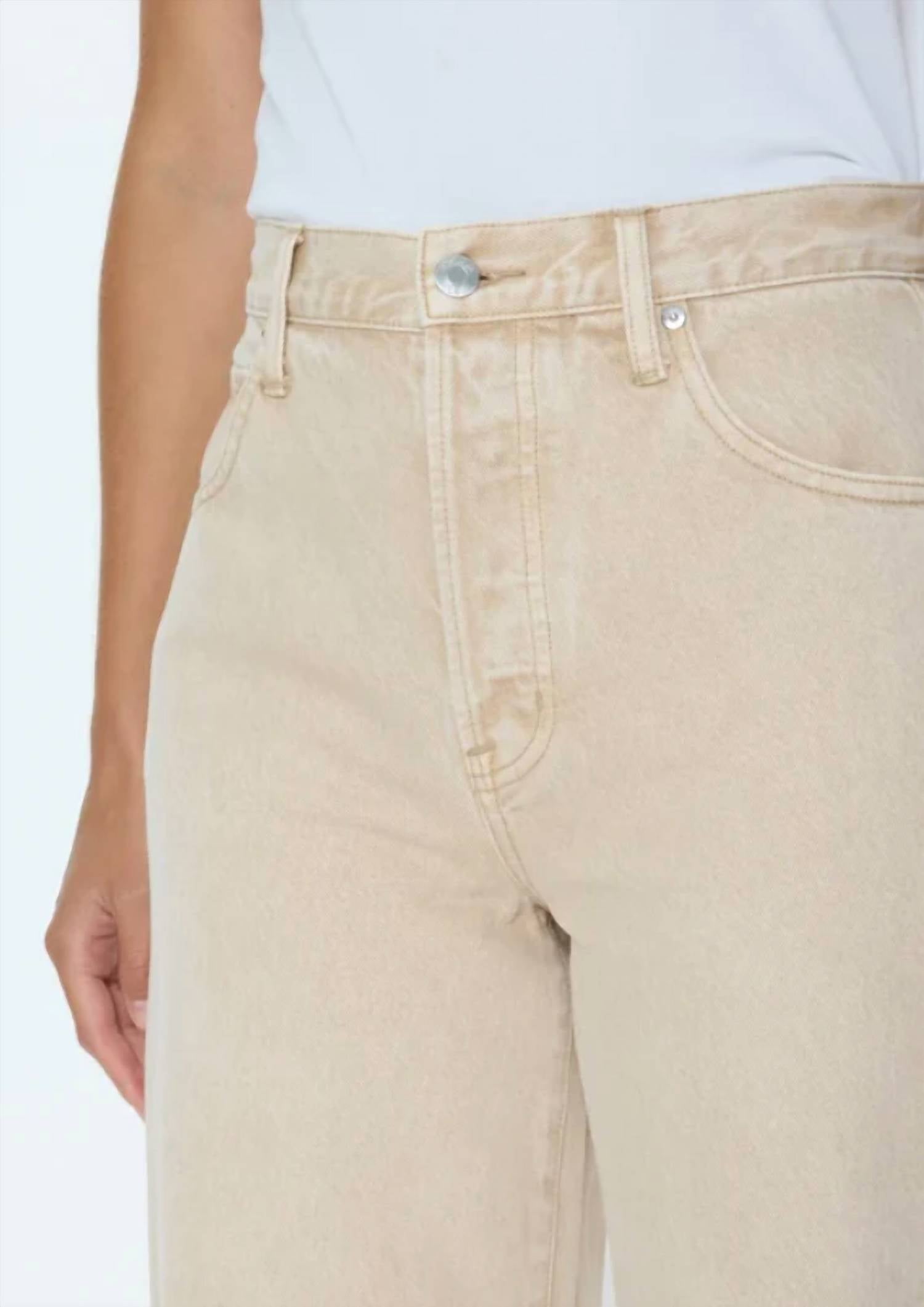 Pistola - Tate Crop Bowed Wide Leg Jean