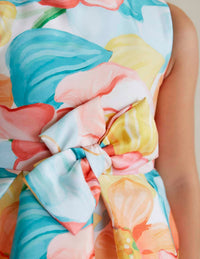 Abel & Lula - Floral Mikado Print Dress
