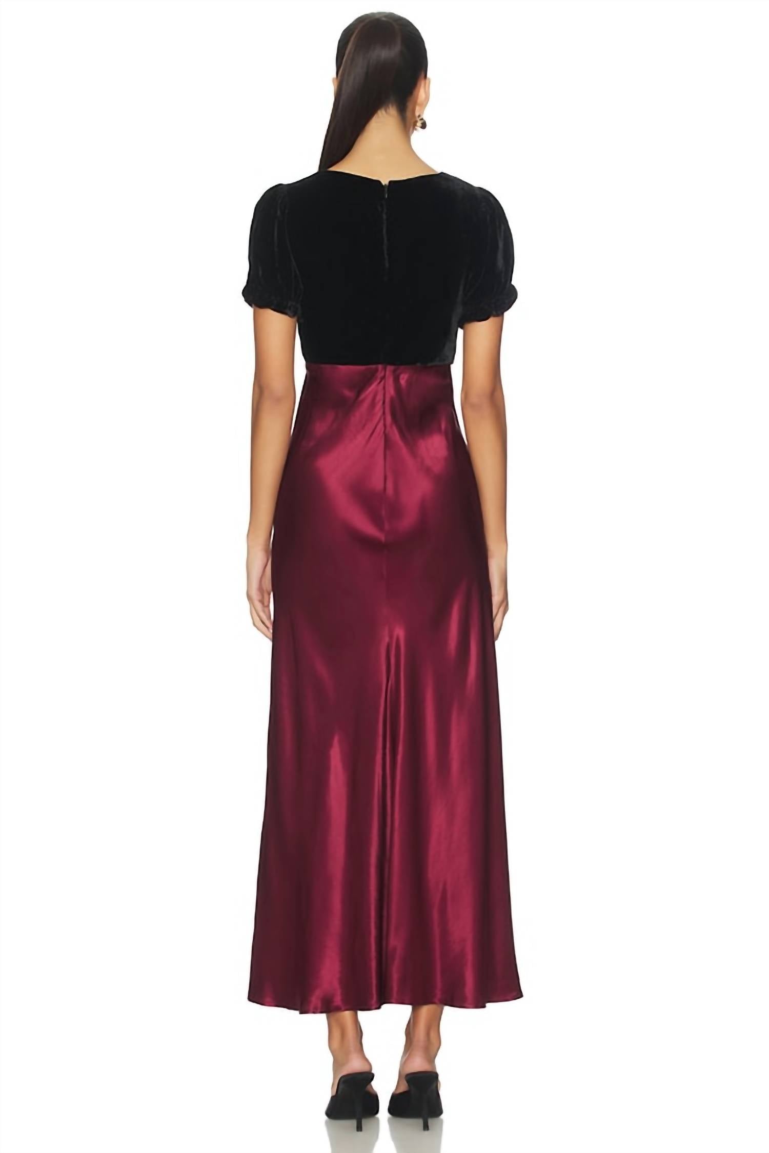 Rails Dory Dress in garnet - women's dress - alternate view