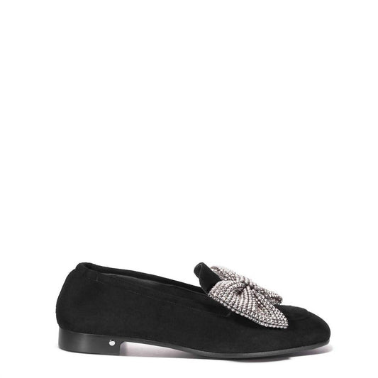 Women's ANGELA bow suede loafer