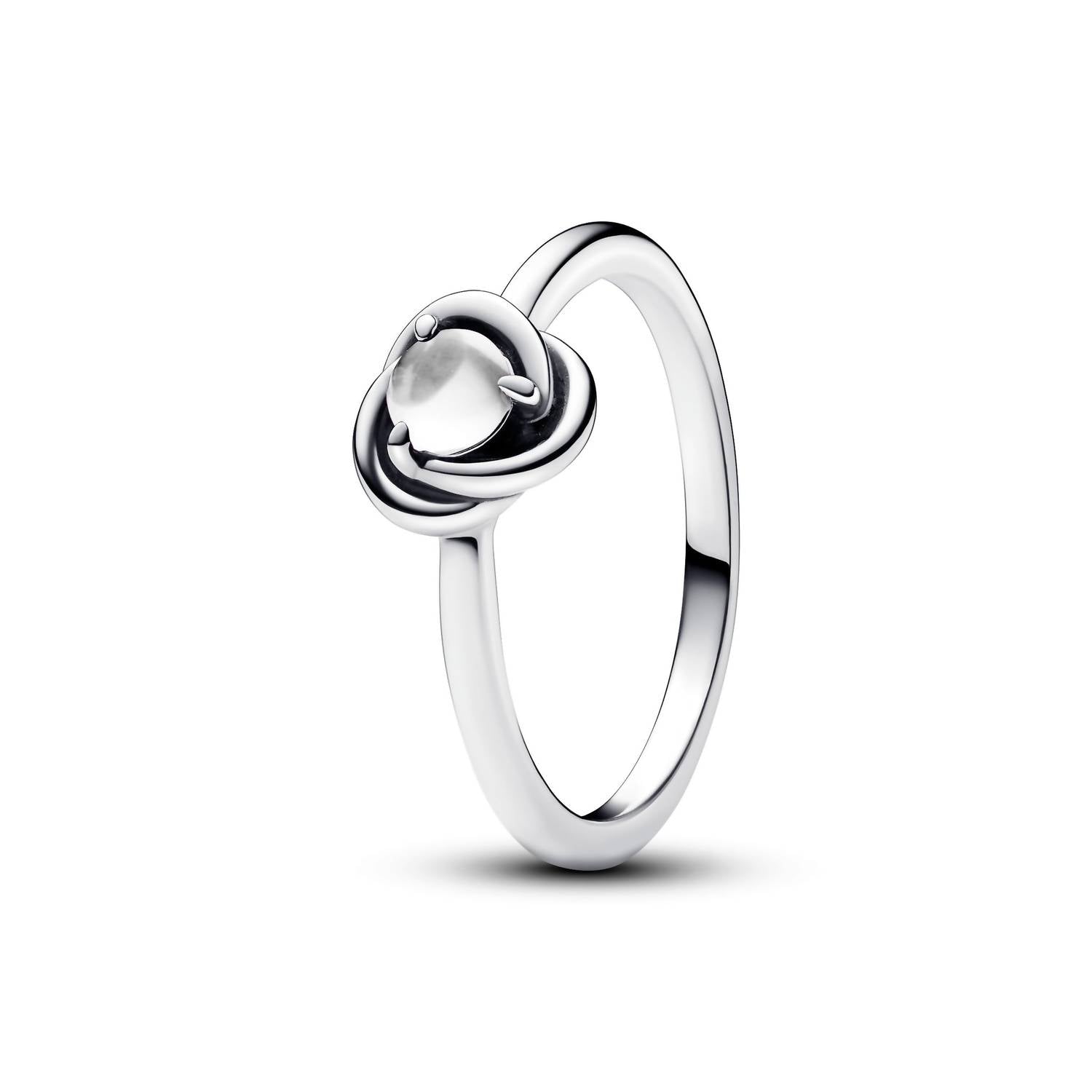Pandora Women's April Eternity Circle Ring in clear cubic zirconia - women's jewelry