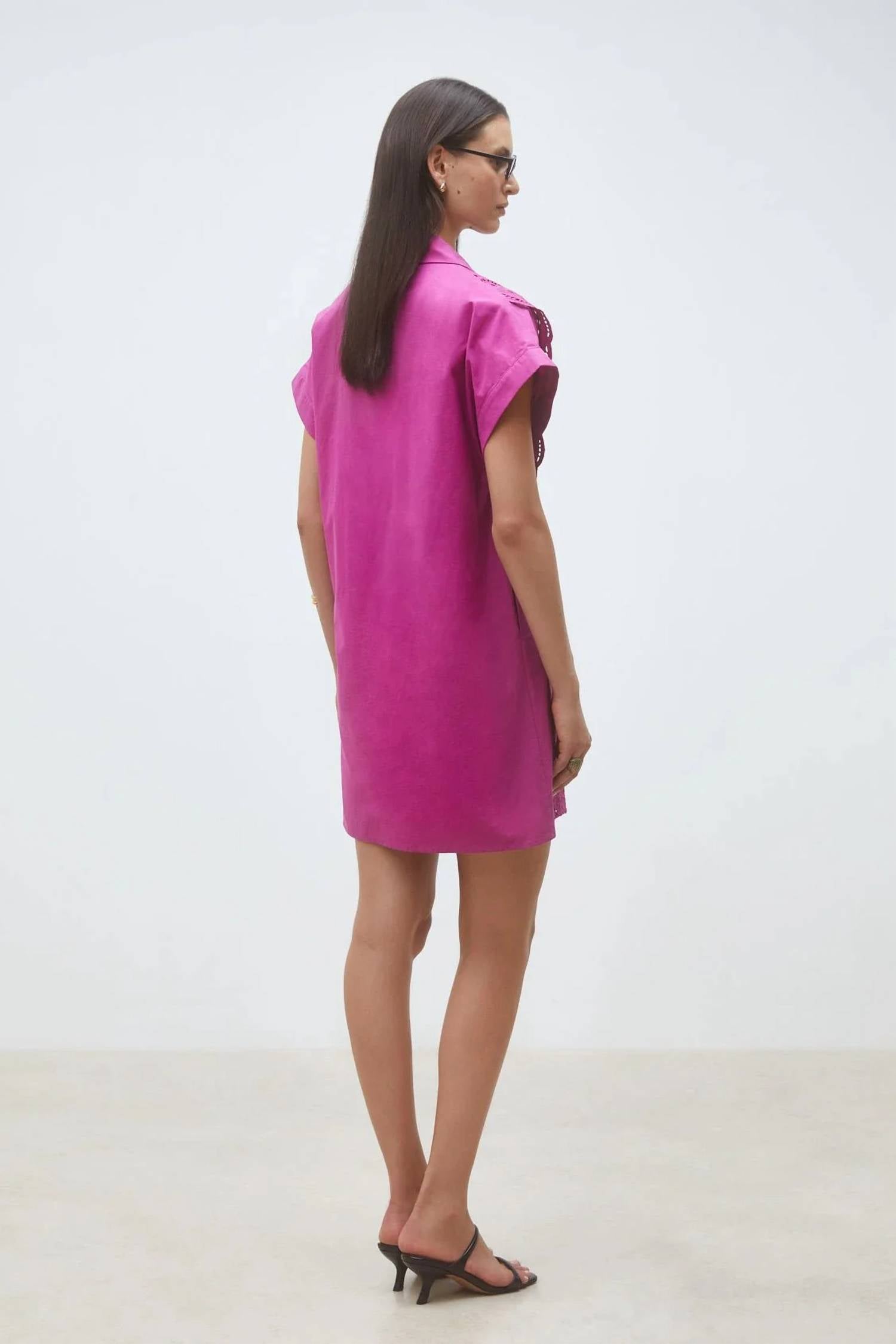 Suncoo - Cross Mini Dress