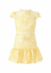 Marlo - Kid's Cassandra Embroidered Mini Dress