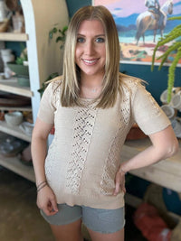 Heyson - Round Neck Knit Top