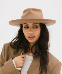 Gigi Pip - Luca Pencil Brim Teardrop Fedora