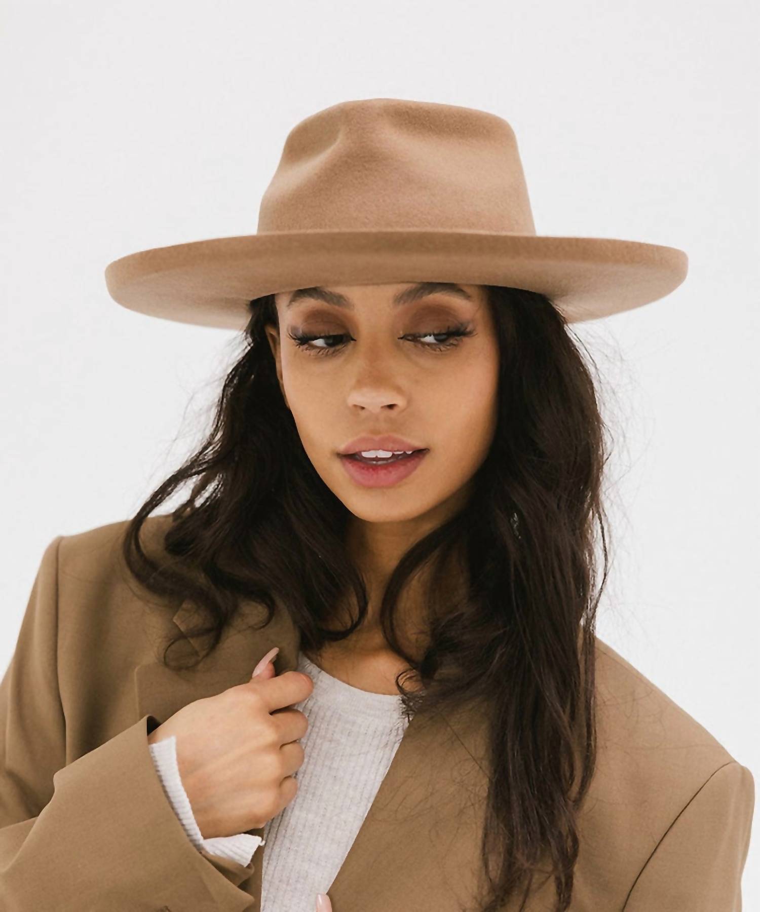 Gigi Pip - Luca Pencil Brim Teardrop Fedora