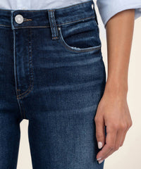 KUT FROM THE KLOTH Reese High Rise Fab Ab Ankle Straight Jean in enchantment - women's jeans - view 4