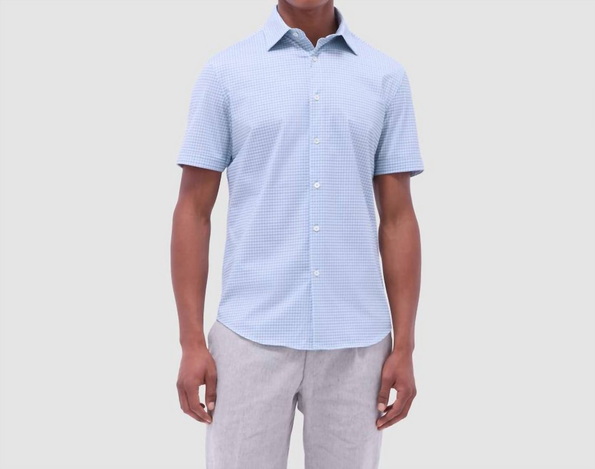 Bugatchi Uomo - Miles Gingham Check Ooohcotton Shirt
