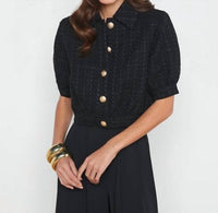 L'Agence - Cove Cropped Tweed Jacket