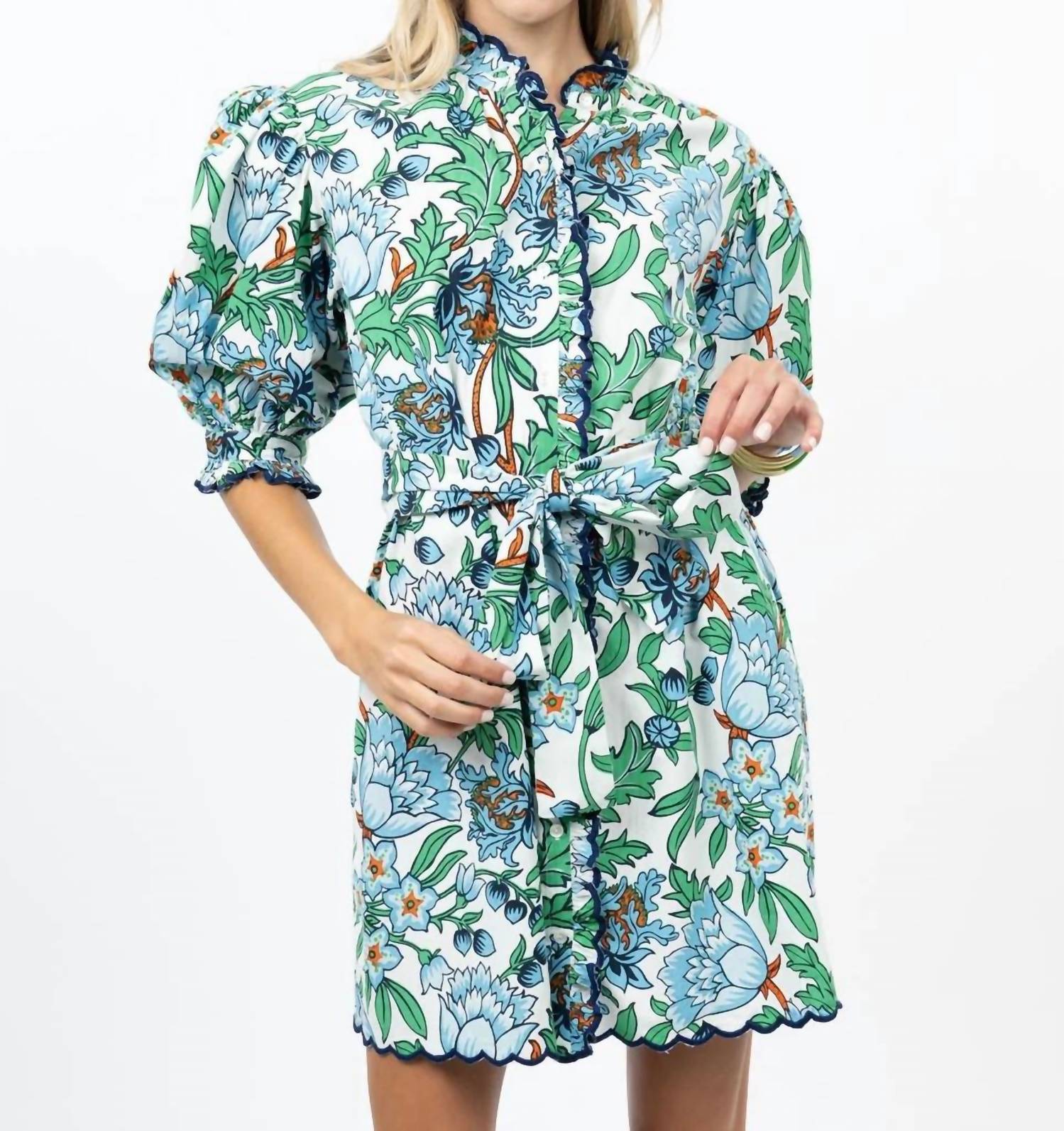Uncle Frank - Scallop Front Dress