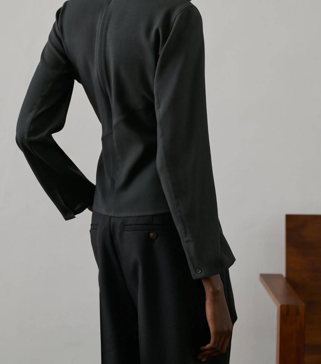 soeur The Fidele Blouse in black - women's blouse - alternate view