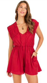 Sadie & Sage - Erin Romper With Tie Detail
