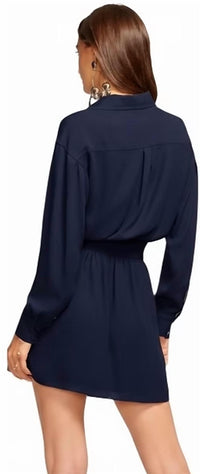 Ramy Brook - Pocket Long Sleeve Wrap Dress