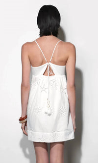 Greylin - Daisy Embroidered Mini Dress