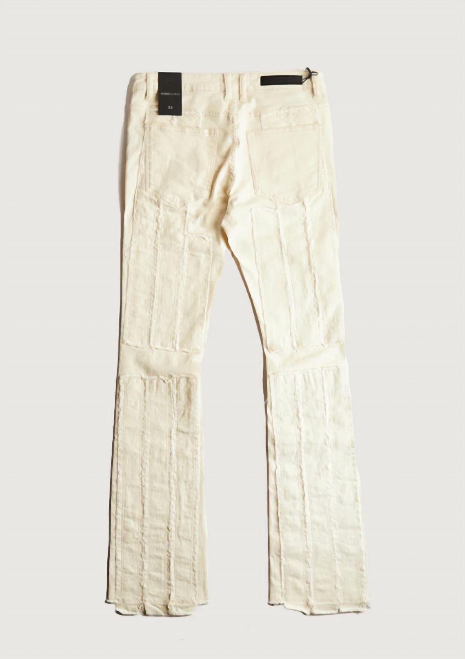 EMBELLISH Women's Ursus Regular-Fit Jeans in off white - women's pants - detail view