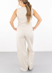 Lucy Paris - Logan Wide Leg Tie Pants