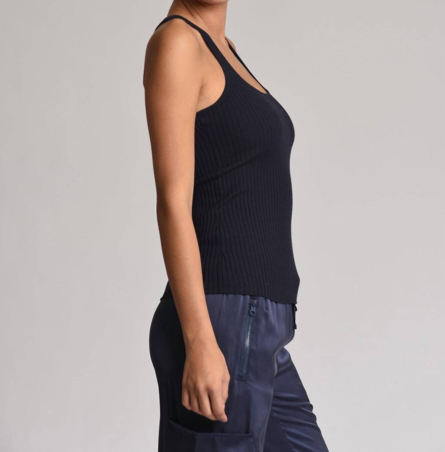 Blanc Noir - Color Block Tank Top