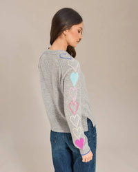 Alashan Cashmere - Hearts And Hugs Crew Neck Sweater