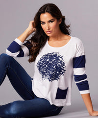 Angel Apparel - Scoop Neck Long Sleeve Top
