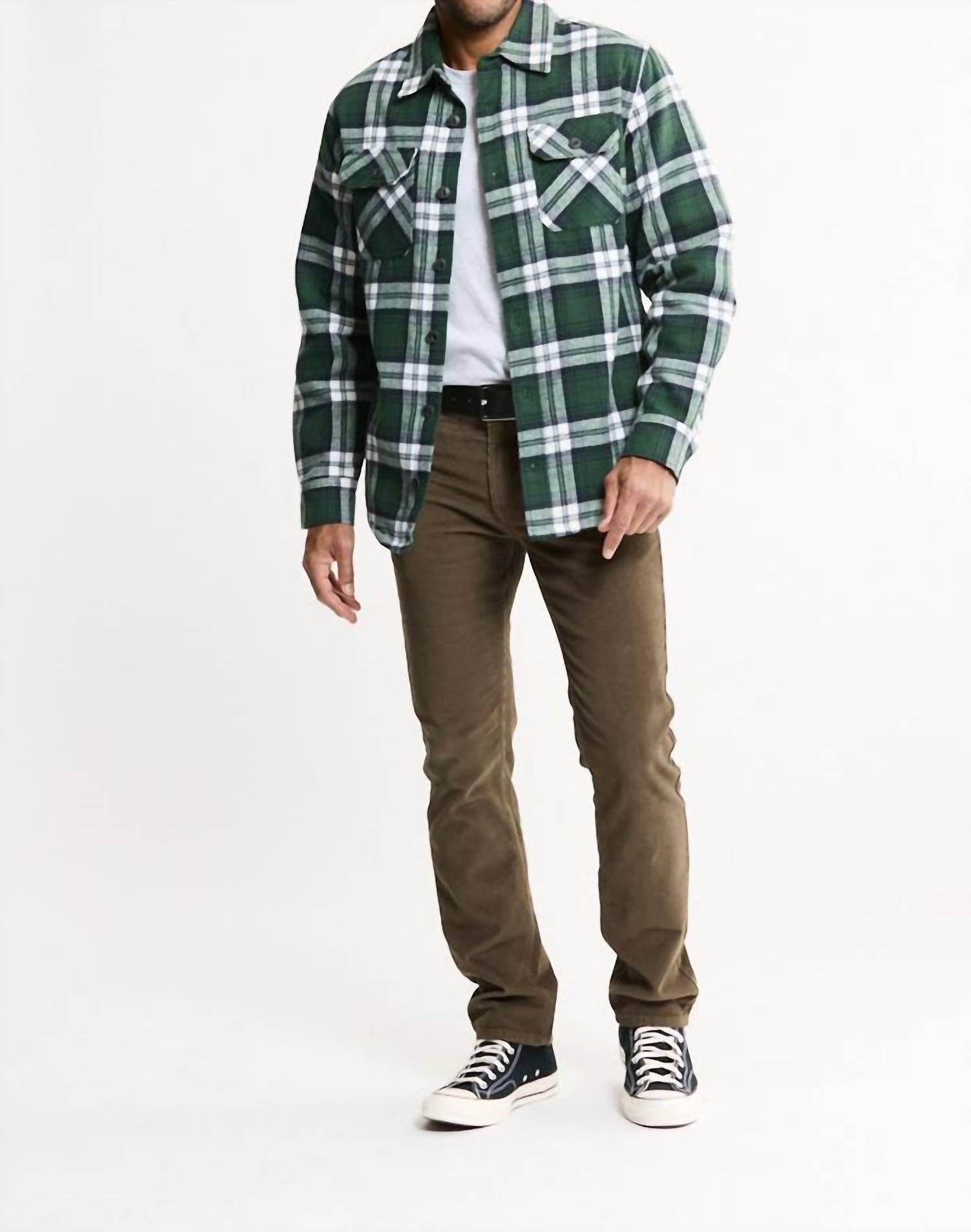 Jachs New York - Sherpa Lined Flannel Shirt Jacket