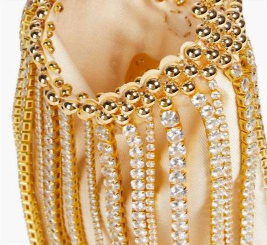 Vanina - Women's Etincelle Fringed Embellished Woven Tote